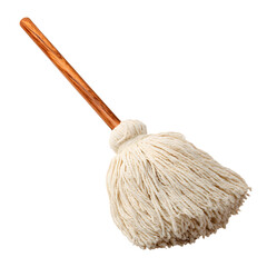 High-Quality Classic Cotton Mop with Wooden Handle for Effective Cleaning