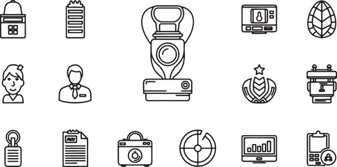 Abstract geometric composition with vibrant color palette