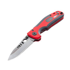 Professional Red and Gray Utility Knife with Retractable Blade