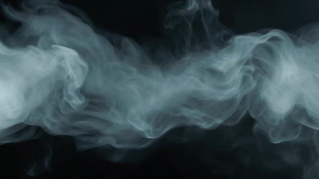 Smoke Transition from Black to White Thick smoke on a black background. Gray fog. Smoke and fire Clouds of white fantasy smoke abstract magic mystic fog toxic gas fumes pollution