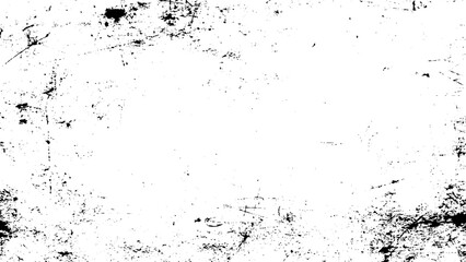 Abstract black and white grunge texture background with distressed effect Vector, illustration