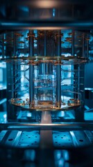 Cryogenic Dilution Refrigerator of a Quantum Computer in a Laboratory