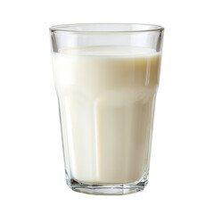 Fresh Milk in Glass on White Background - Professional Stock Photo