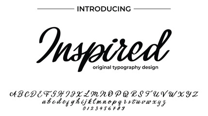 Inspired - Elegant Script Font for Smooth Handwritten Design and Creative Typography