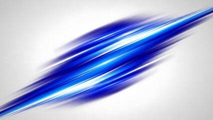 Blue light streaks motion abstract background with copy space
