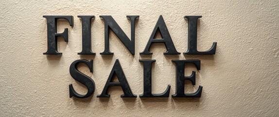Grab attention with this bold final sale announcement. Perfect for retail promotions, limited-time offers, and driving sales. Don't miss the last chance savings!
