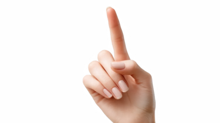 Isolated hand pointing on transparent background with natural skin texture and detail skin, transparent, isolated, background, finger, pointing