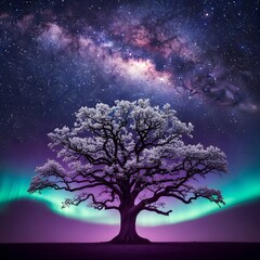 tree in the night