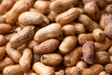 Roasted peanuts for food, a plant with underground pods