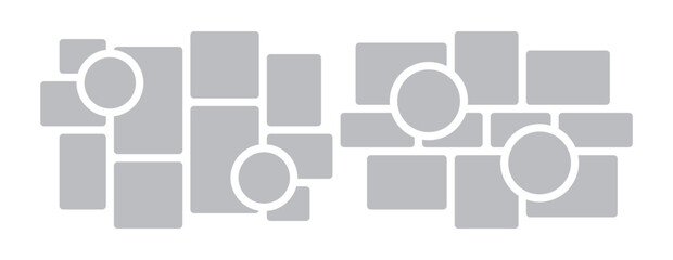  Picture collage and digital photo wall template design