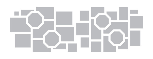  Picture collage and digital photo wall template design