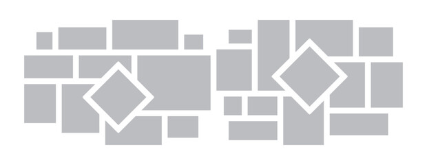  Picture collage and digital photo wall template design