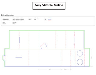 dieline template box dieline die lines packaging inserts dividers monolithic custom dieline  box cardboard box dieline pizza box dieline printable product packaging layout,
