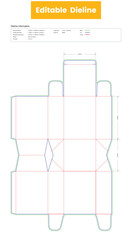 dieline template box dieline die lines packaging square box with lid custom dieline  box cardboard box dieline pizza box dieline printable product packaging layout,
