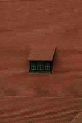 red roof tiles