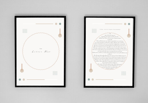 Minimal Letter Template