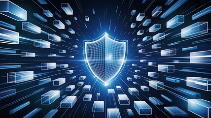 Digital shield protecting data in a futuristic network