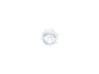 Abstract Circular Pattern with Subtle Radial Symmetry. isolated on transparent background