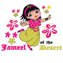 cute beautiful girls  print vector art