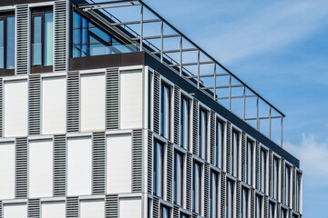 typical windows of an office building