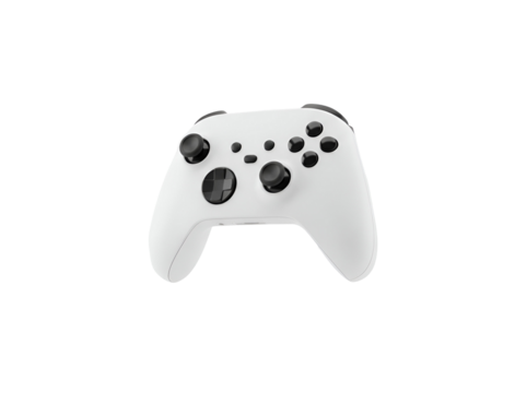 Modern gaming controller with a sleek design and ergonomic features for enhanced gameplay experience