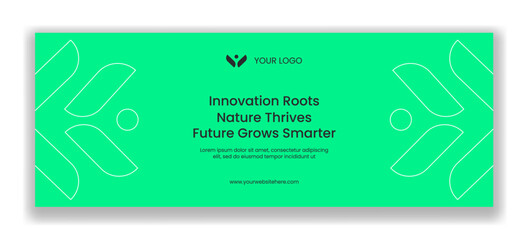 Social Media Cover With Creative Smart Farming Technology Presentation