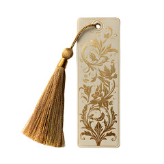 Exquisite Gold Floral Bookmark Design for Elegant Use in Cards, Crafts, and Creative Projects