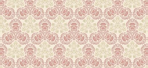 vintage pattern, seamless pattern, floral ornament, damask pattern, decorative background, pastel wallpaper, elegant design, classic wallpaper, retro textile, floral texture, ornamental motif, repeati