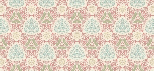 vintage pattern, seamless pattern, floral ornament, damask pattern, decorative background, pastel wallpaper, elegant design, classic wallpaper, retro textile, floral texture, ornamental motif, repeati