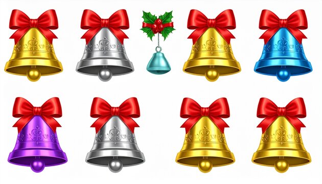 set of christmas bells