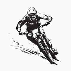 mountain bike racers