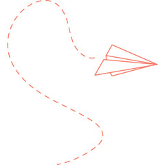 Cute Paper Plane Decoration