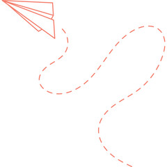 Cute Paper Plane Decoration