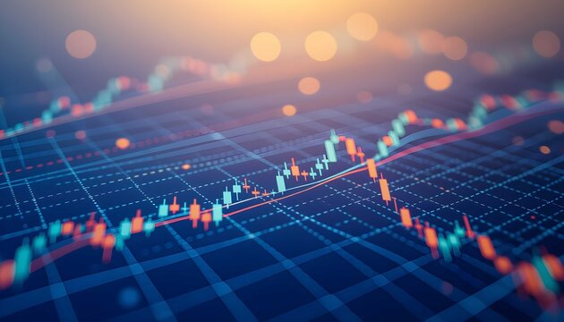 Analyzing market security volume data on electronic forex trading platform with abstract technology