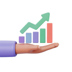 Hand Holding Growth Chart Business Analytics.png