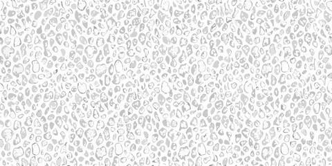 Obraz premium Monochrome leopard print pattern seamless animal skin texture background
