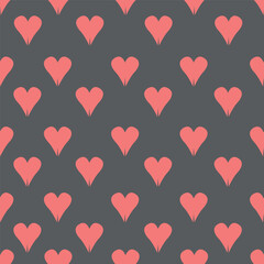 seamless pattern with hearts