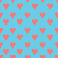 seamless pattern with hearts
