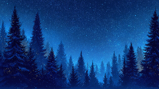 Blue christmas background