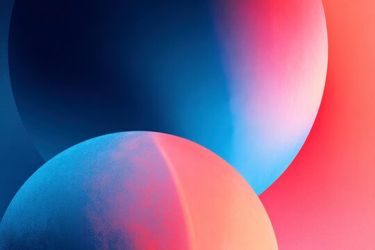 Modern Minimal Abstraction Neon Gradients Contemporary Design Clean Geometric Art Electric Colors Background