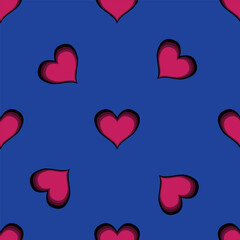 seamless pattern with hearts