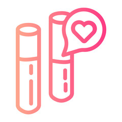 test tube gradient icon