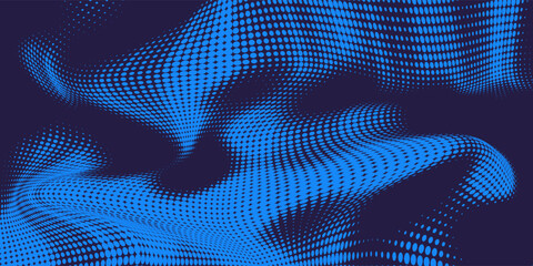 Abstract shape grunge halftones dot texture, Vector illustration, EPS10