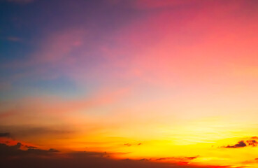 Sky sunset evening sunrise cloud weather dramatic landscape goldent and indigo color gradient pastel horizon, twilight yellow golden reflection morning nature environment energy ecosystem change