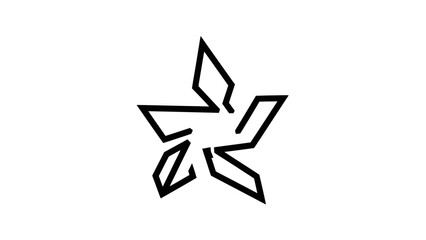 origami bird on white