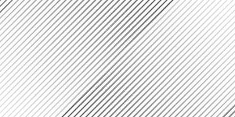 Slant line halftone gradation texture. Fading diagonal stripe gradient background. Black oblique pattern backdrop. Vanishing thin parallel line wallpaper for overlay