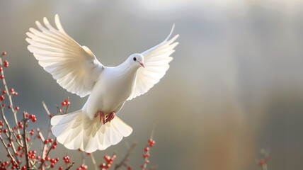 Paloma como símbolo de paz