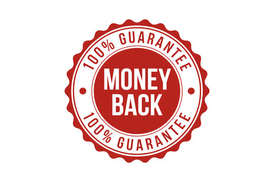 Assurance guaranteed with a bold 100% money back promise, creating customer confidence and building brand trust, a seal of satisfaction for worry free shopping