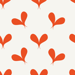 seamless pattern with hearts love
