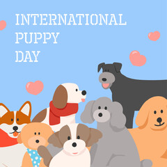Diverse Puppies Celebrate International Puppy Day_1